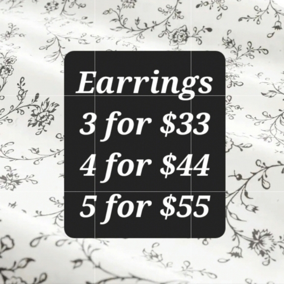 Wooden handmade Christmas  Deer earrings Red & White New 2 1/2 Circles - Picture 6 of 6